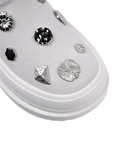 Жіночі уггі MIRATON велюрові сірі з підкладкою з натурального хутра (X23451-02A-5) - фото 5 - Miraton