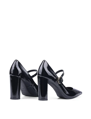 Жіночі туфлі Attizzare з масляної шкіри чорні (W272P-515A) - фото 4 - Miraton