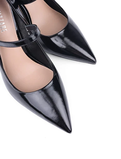 Жіночі туфлі Attizzare з масляної шкіри чорні (W272P-515A) - фото 5 - Miraton