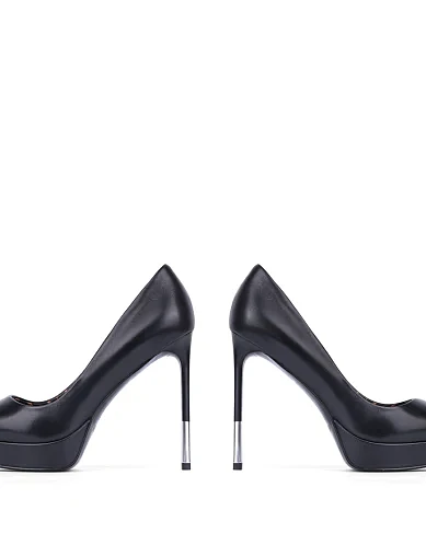 Жіночі туфлі MIRATON шкіряні чорні (HS23237-1-1) - фото 2 - Miraton