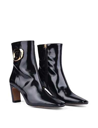 Жіночі черевики Angel Alarcon шкіряні чорні (24562-795E) - фото 3 - Miraton