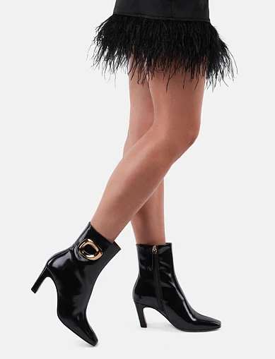 Жіночі черевики Angel Alarcon шкіряні чорні (24562-795E) - фото 7 - Miraton