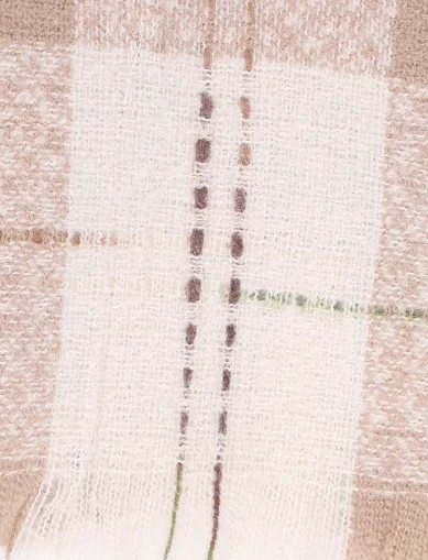 Жіночий шарф MIRATON тканинний молочний(KM-5) - фото 2 - Miraton