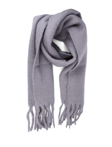 Жіночий шарф MIRATON тканинний сірий(KM-13) - фото 1 - Miraton