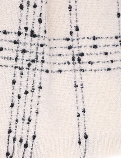 Жіночий шарф MIRATON тканинний молочний(KM-18) - фото 2 - Miraton