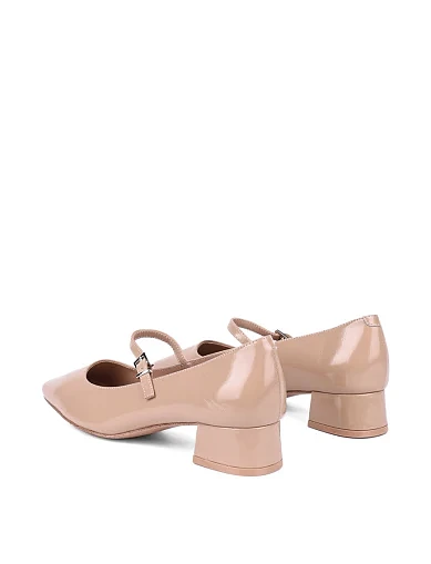 Жіночі туфлі Attizzare з наплака бежеві (A309-11) - фото 4 - Miraton