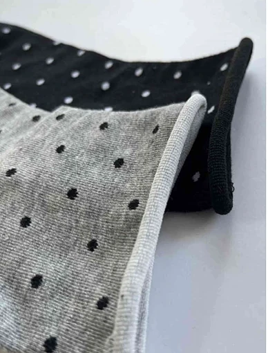 Женские высокие носки Legs коттон черные - фото 1 - Miraton