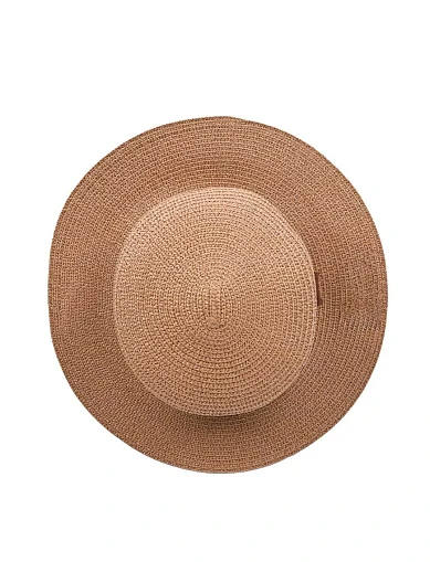 Шляпа из соломы кемел - фото 3 - Miraton