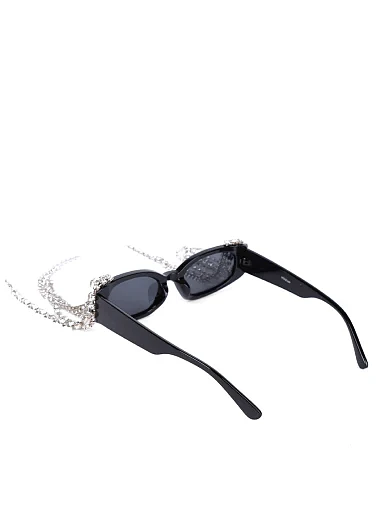 Сонцезахисні окуляри витягнуті з бахромою зі страз(20757) - фото 3 - Miraton