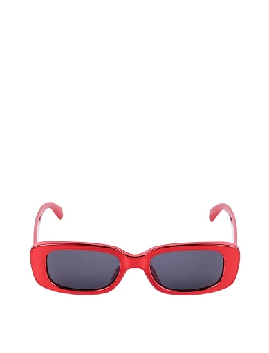 Солнцезащитные очки прямоугольные красные - фото 1 - Miraton