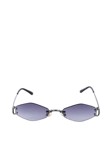 Солнцезащитные очки геометрические синие - фото 1 - Miraton