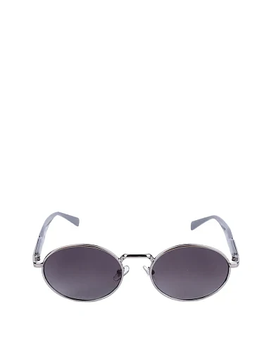 Солнцезащитные очки круглые черные - фото 1 - Miraton