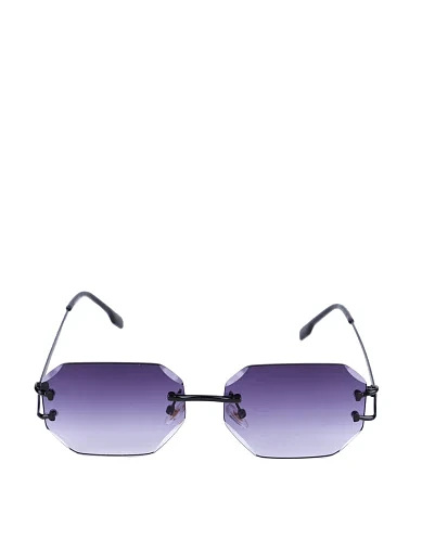 Солнцезащитные очки прямоугольные синие - фото 1 - Miraton