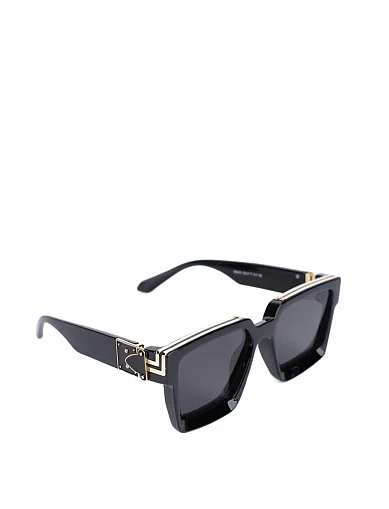 Имиджевые очки прямоугольные черные - фото 2 - Miraton