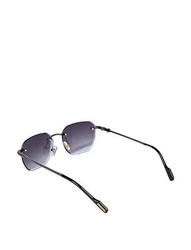 Солнцезащитные очки серые прямоугольные - фото 3 - Miraton