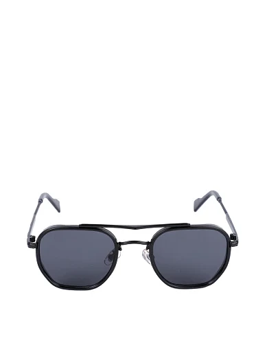 Солнцезащитные очки прямоугольные черные - фото 1 - Miraton