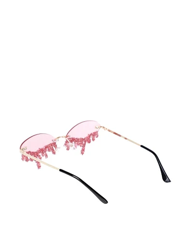 Имиджевые очки розовые - фото 3 - Miraton