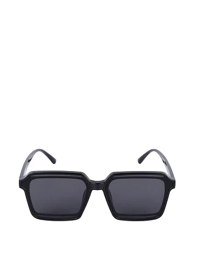 Солнцезащитные очки черные прямоугольные - фото 1 - Miraton