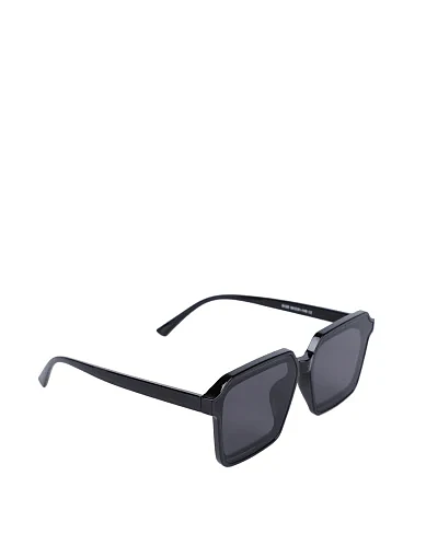 Солнцезащитные очки черные прямоугольные - фото 2 - Miraton