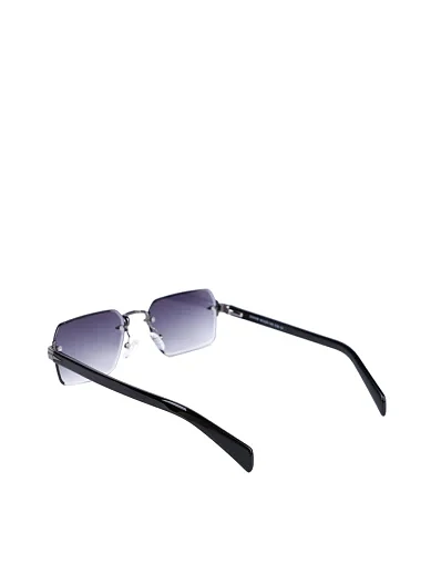 Солнцезащитные очки прямоугольные без оправы - фото 3 - Miraton