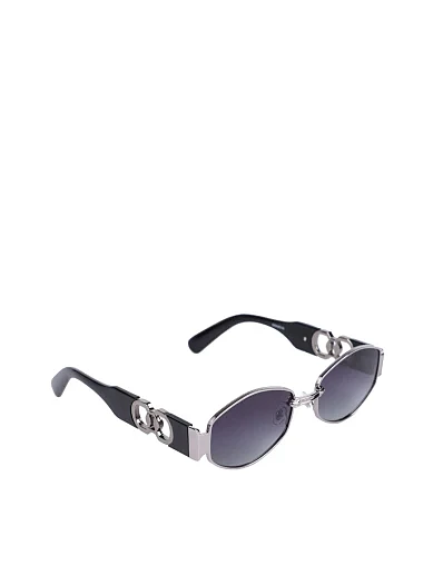 Солнцезащитные очки овальные серые - фото 2 - Miraton