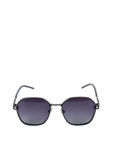 Солнцезащитные очки прямоугольные черные - фото 1 - Miraton