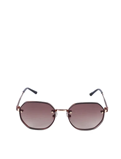 Сонцезахисні окуляри прямокутні коричневі(31818) - фото 1 - Miraton