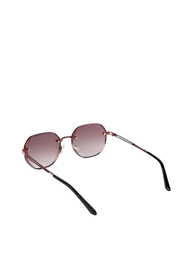 Сонцезахисні окуляри прямокутні коричневі(31818) - фото 3 - Miraton