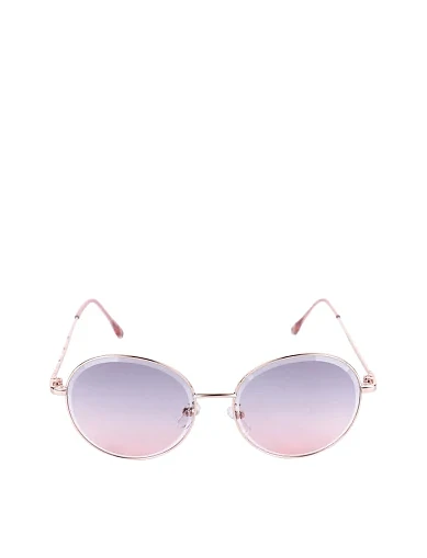 Солнцезащитные очки круглые разноцветные - фото 1 - Miraton