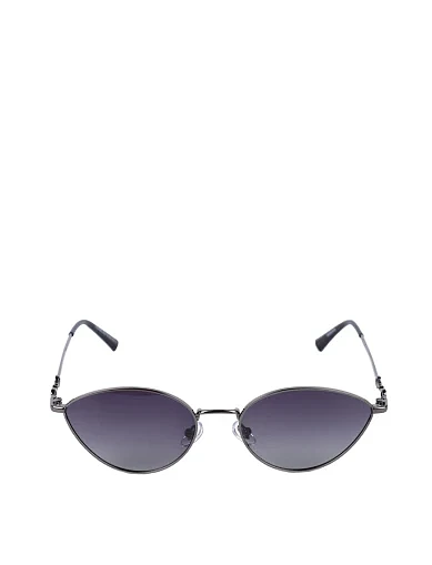 Солнцезащитные очки кошачий глаз черные - фото 1 - Miraton