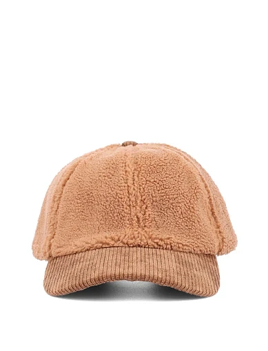 Кепка тедді-хутро коричнева(AT-3) - фото 2 - Miraton