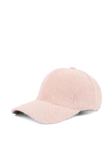 Кепка ангоровая бежевая - фото 1 - Miraton