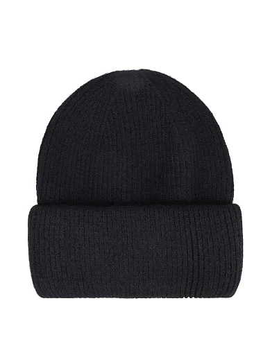 Шапка ангоровая черная - фото 1 - Miraton