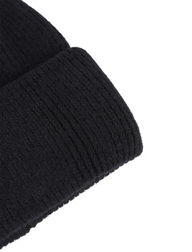 Шапка ангоровая черная - фото 2 - Miraton