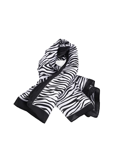 Женский платок тканевый черный - фото 1 - Miraton