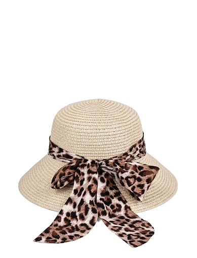 Шляпа из соломы молочная - фото 3 - Miraton