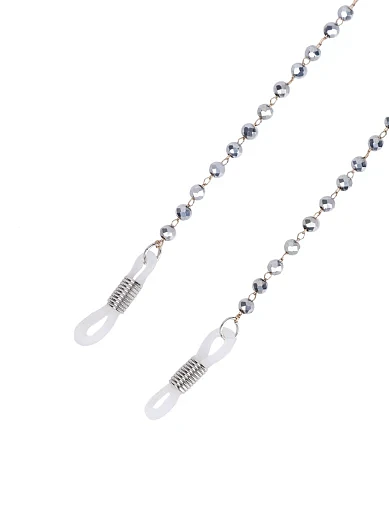 Ланцюжок для окулярів срібні намистини - фото 2 - Miraton