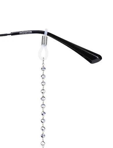 Ланцюжок для окулярів срібні намистини - фото 3 - Miraton