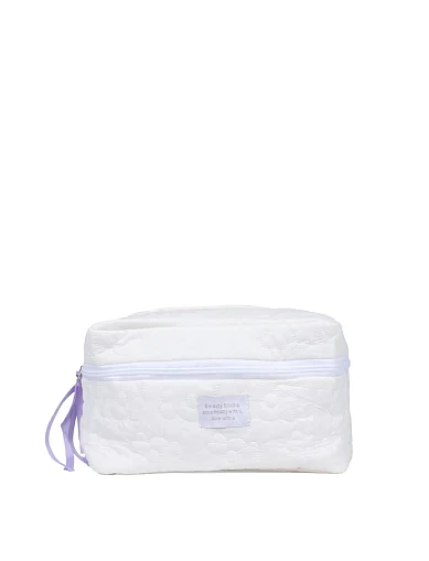 Косметичка тканинна молочна(PK-15) - фото 1 - Miraton