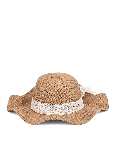 Шляпа из соломы кемел - фото 1 - Miraton