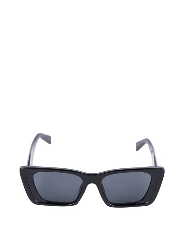 Солнцезащитные очки кошачий глаз черные - фото 1 - Miraton