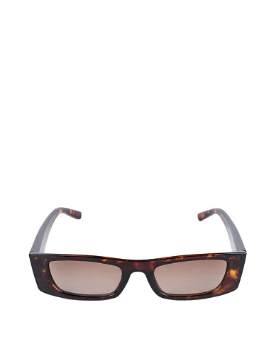 Сонцезахисні окуляри прямокутні коричневі(483) - фото 2 - Miraton