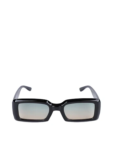Сонцезахисні окуляри прямокутні чорні(418) - фото 1 - Miraton