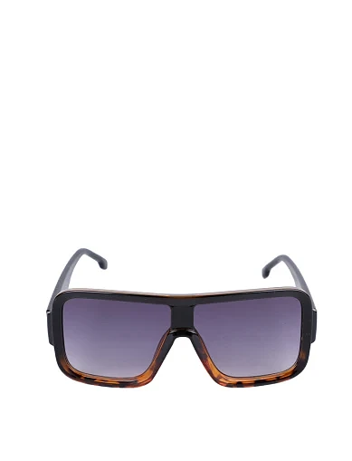 Солнцезащитные очки прямоугольные бежевые - фото 1 - Miraton