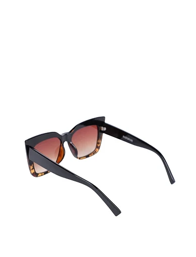 Солнцезащитные очки кошачий глаз в леопардовой оправе - фото 3 - Miraton