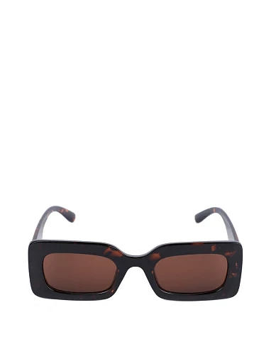 Солнцезащитные очки прямоугольные леопардовой оправе - фото 1 - Miraton