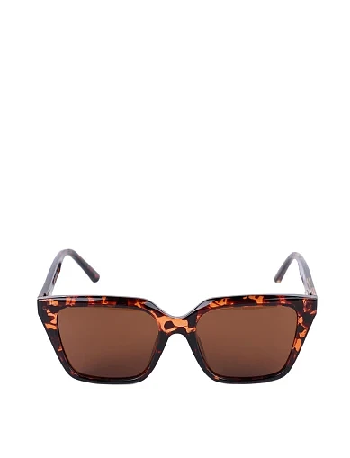 Солнцезащитные очки кошачий глаз коричневые - фото 1 - Miraton