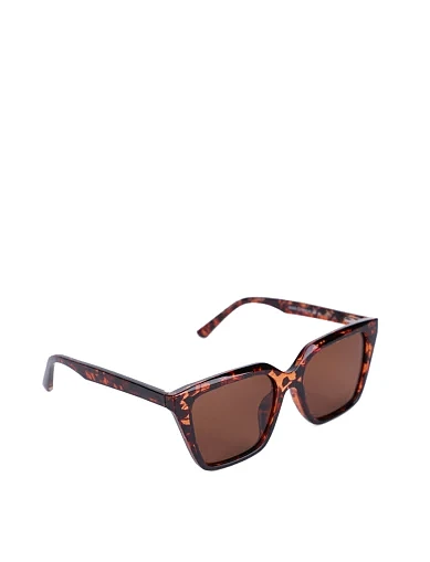 Солнцезащитные очки кошачий глаз коричневые - фото 2 - Miraton