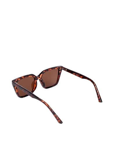 Солнцезащитные очки кошачий глаз коричневые - фото 3 - Miraton