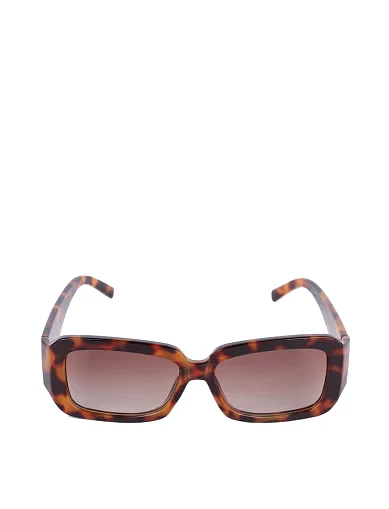 Солнцезащитные очки прямоугольные коричневые - фото 1 - Miraton